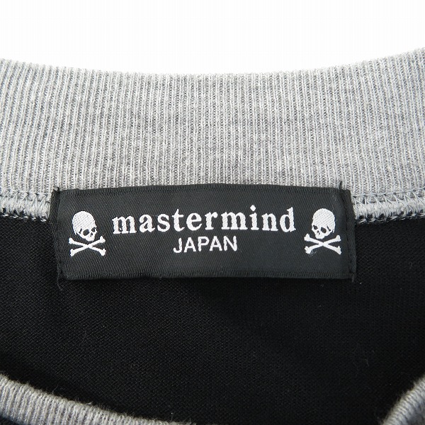 実際に弊社で買取させて頂いたmastermind JAPAN/マスターマインドジャパン スカルプリント オーバーサイズ レイヤードTシャツ MJ21E06-TS071-017/Mの画像 2枚目