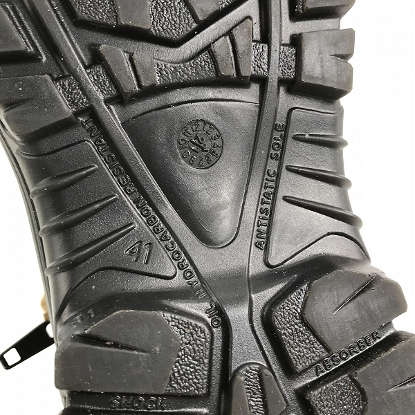 実際に弊社で買取させて頂いたDIESEL/ディーゼル D-978 サイドジップ ワークブーツ 41の画像 6枚目
