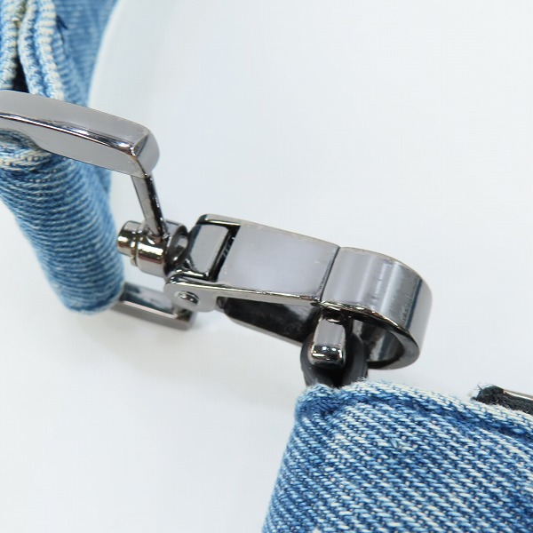 実際に弊社で買取させて頂いたDIESEL/ディーゼル デニム×キャンバス 切替 ショルダーバックの画像 7枚目