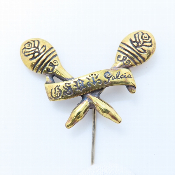 実際に弊社で買取させて頂いた(15)GANGSTERVILLE×Galcia/ギャングスタービル×ガルシア ハットピン/ラペルピンの画像 1枚目