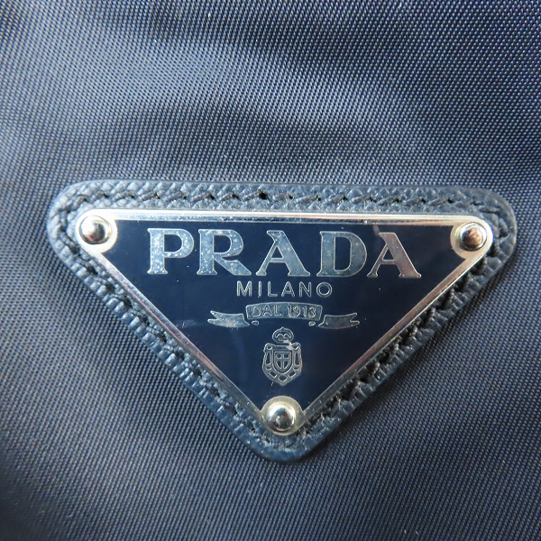 実際に弊社で買取させて頂いたPRADA/プラダ 三角プレート テスート ナイロン トートバッグの画像 5枚目