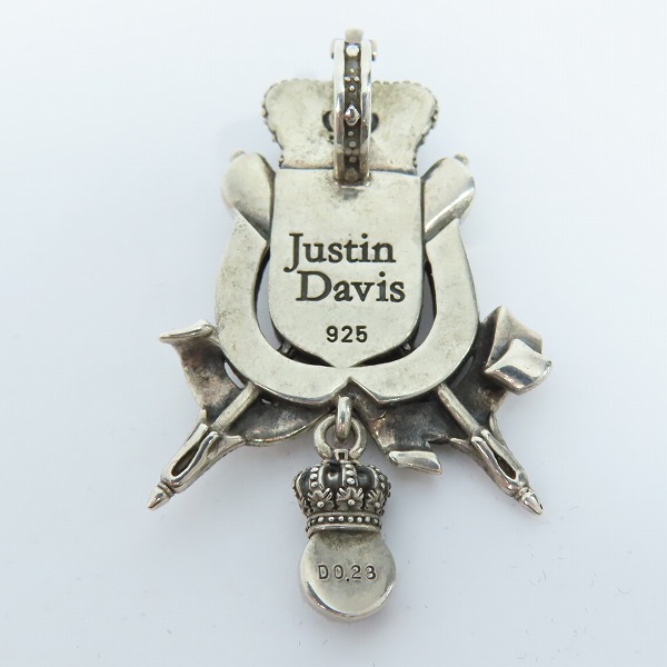 実際に弊社で買取させて頂いたJustin Davis/ジャスティンデイビス REGAL CHAMBER/リーガルチャンバーペンダント SPJ200 DIAMONDの画像 2枚目