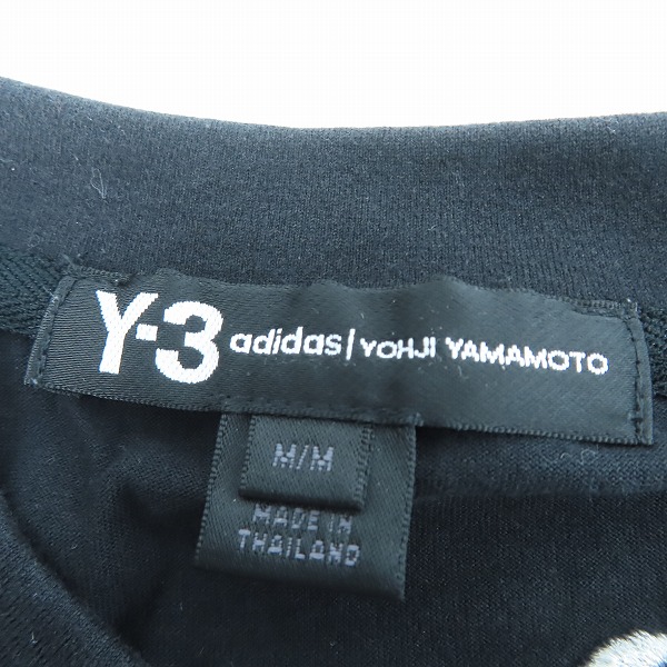 実際に弊社で買取させて頂いたY-3/ワイスリー adidas×Yohji Yamamoto/アディダス×ヨウジヤマモト CRAFT TEE Tシャツ カットソー GD5061 Mの画像 2枚目