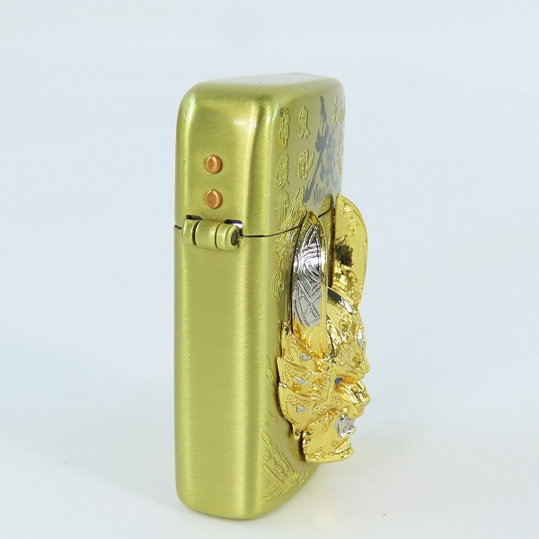 実際に弊社で買取させて頂いたRONSON/ロンソン 牙狼/ガロ フェイス オイルライターの画像 3枚目