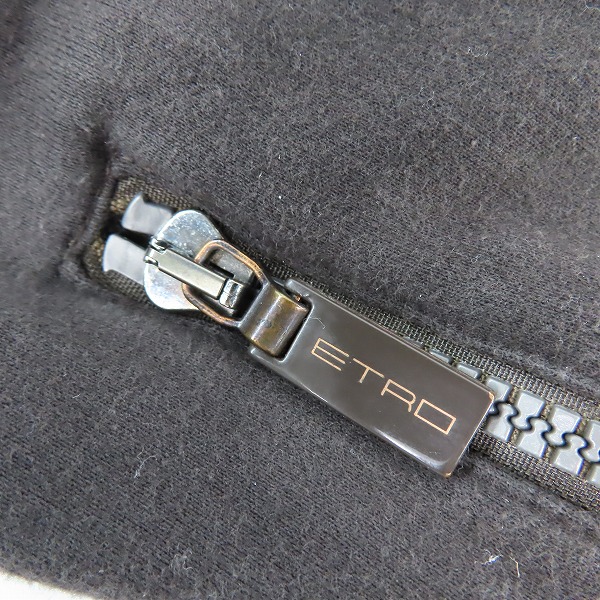 実際に弊社で買取させて頂いたETRO/エトロ ジップアップ スウェットブルゾン Sの画像 5枚目