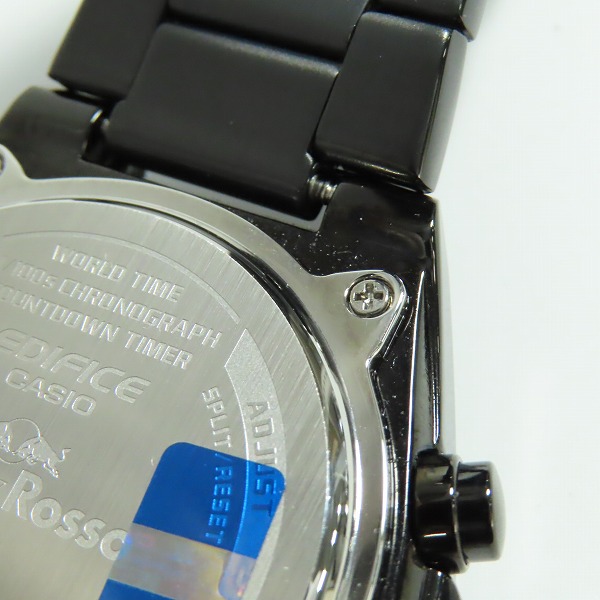 実際に弊社で買取させて頂いたEDIFICE/エディフィス スクーデリア トロロッソ デジアナ腕時計 ERA-110TR-2Aの画像 5枚目