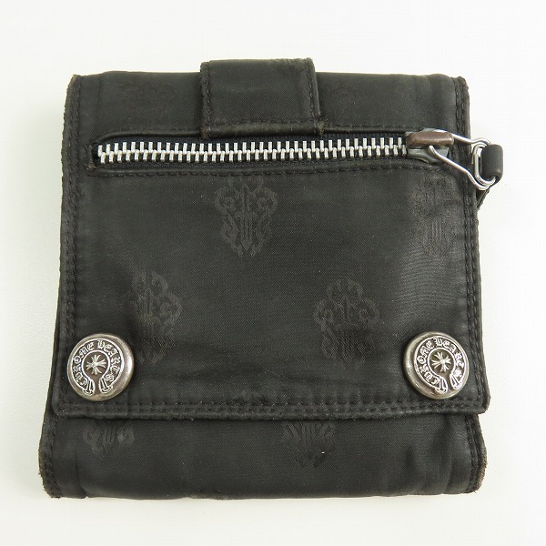 実際に弊社で買取させて頂いたCHROME HEARTS/クロムハーツ 3FOLD ナイロン ウォレット  