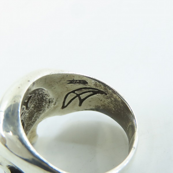 実際に弊社で買取させて頂いたCRAZY PIG/クレイジーピッグ エビルスカルリング 18.5号の画像 7枚目