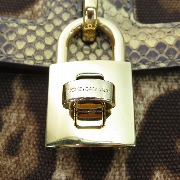 実際に弊社で買取させて頂いたDOLCE&GABBANA/ドルチェ&ガッバーナ 2WAY ハンドバッグ/ショルダーバッグの画像 3枚目