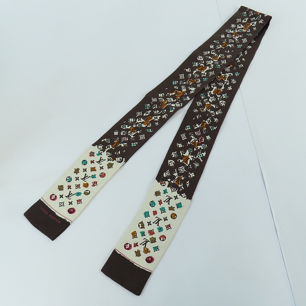 実際に弊社で買取させて頂いたLOUIS VUITTON/ルイヴィトン バンドーモノグラム スカーフ/ミッツァの画像 2枚目