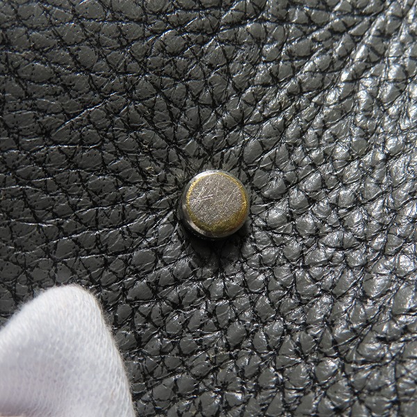 実際に弊社で買取させて頂いたaniary/アニアリ 裏地迷彩柄 レザー トートバッグの画像 5枚目