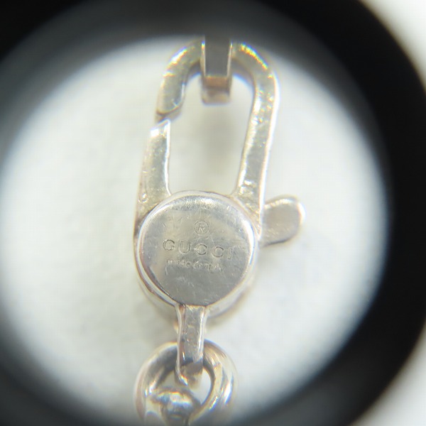実際に弊社で買取させて頂いたGUCCI/グッチ ノット プレート ネックレス チェーン AG925の画像 6枚目