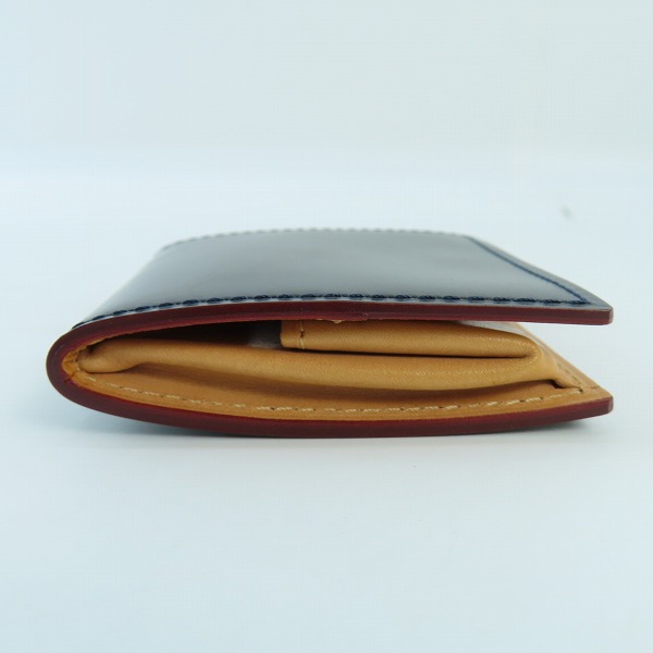 実際に弊社で買取させて頂いたGANZO/ガンゾ コードバン コインケース ブラックの画像 2枚目