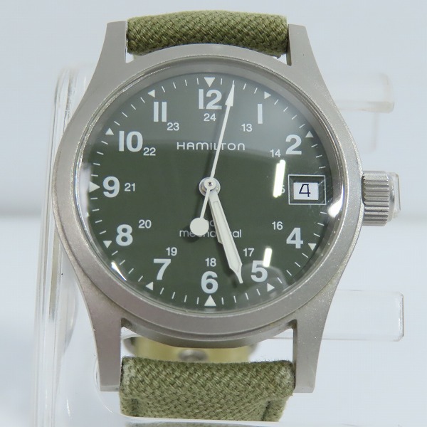 実際に弊社で買取させて頂いたHAMILTON/ハミルトン Khaki/カーキ フィールド 手巻き 腕時計/ウォッチ H694190