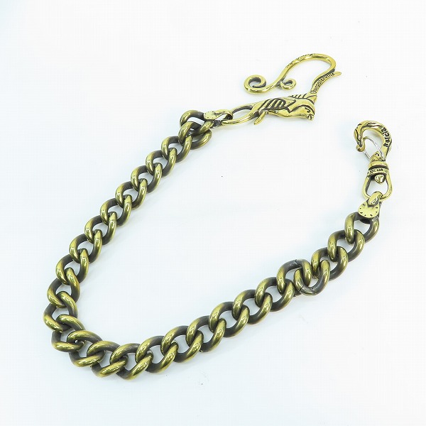 実際に弊社で買取させて頂いた(3)GANGSTERVILLE×Galcia/ギャングスタービル×ガルシア SWALLOW WALLET-CHAIN/スワロー ウォレットチェーン/真鍮/ブラス