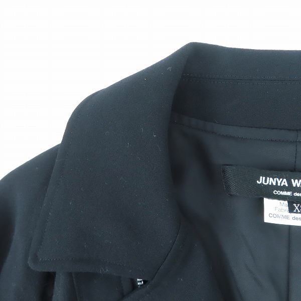 実際に弊社で買取させて頂いたJUNYA WATANABE COMME des GARCONS/ジュンヤワタナベコムデギャルソン ダブルライダースワンピース JL-O030/XSの画像 4枚目