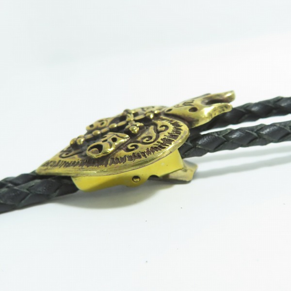実際に弊社で買取させて頂いた(2)Gangsterville×galcia/ギャングスタービル×ガルシア TWO FACE/ダブルフェイス BOLO TIE/ボロタイ/ループタイ ブラス/真鍮の画像 3枚目
