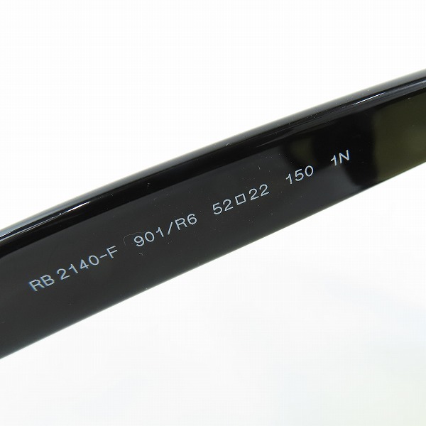 実際に弊社で買取させて頂いたRay-Ban/レイバン WAYFARER/ウェイファーラー サングラス RB2140-F 901の画像 6枚目