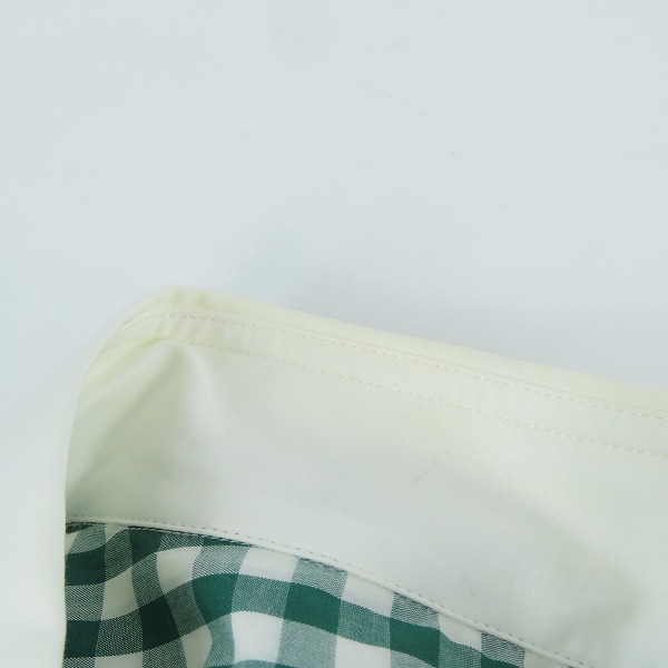 実際に弊社で買取させて頂いたGANRYU COMME des GARCONS/ガンリュウ コムデギャルソン 柄切替半袖シャツ AD2016/ES-B021/Sの画像 4枚目