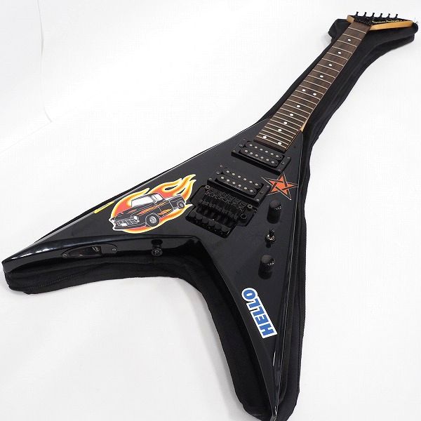 実際に弊社で買取させて頂いた★【弦無し】Grover Jackson/グローバージャクソン M.F.Line KING V エレキギター ソフトケース付