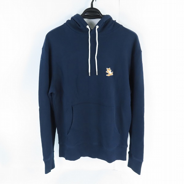 実際に弊社で買取させて頂いたMaison Kitsune/メゾンキツネ チラックスロゴ スウェットパーカー IU00355KM0001/M