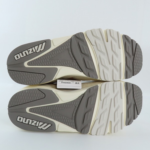 実際に弊社で買取させて頂いた【未使用】MIZUNO×IL BISONTE/ミズノ×イルビゾンテ SKY MEDAL/スカイメダル スニーカー D1GG240201/26.5の画像 2枚目