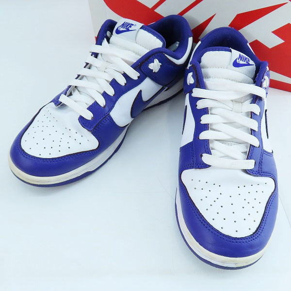 実際に弊社で買取させて頂いたNIKE/ナイキ DUNK LOW Championship Court Purple ダンク DD1391-104 26.5