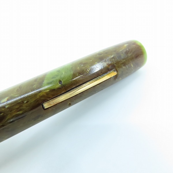 実際に弊社で買取させて頂いた【難有り】SHEAFFER/シェーファー レバーフィラー式 ヴィンテージ マーブル柄 万年筆 の画像 7枚目