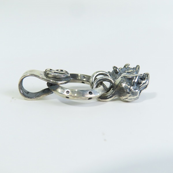 実際に弊社で買取させて頂いたGANGSTERVILLE x Galcia/ギャングスタービル × ガルシア スカルトップ ペンダントの画像 3枚目