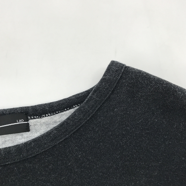 実際に弊社で買取させて頂いたLAD MUSICIAN/ラッドミュージシャン スーパービッグTシャツ ブラック×レッド  2119-707 の画像 5枚目