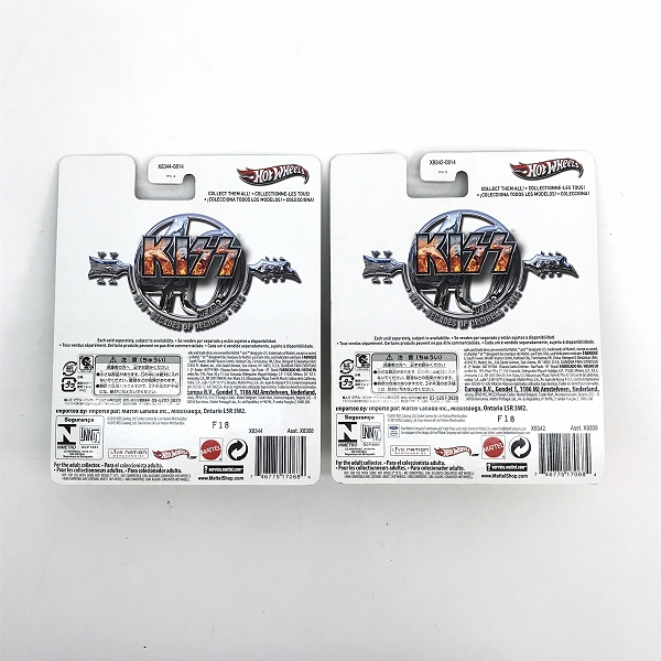 実際に弊社で買取させて頂いた【未開封】Hot Wheels/ホットウィール KISS/キッス A-OK/DREAM VAN XGW ミニカー 2点セットの画像 1枚目