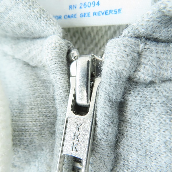 実際に弊社で買取させて頂いたChampion/チャンピオン コットン ジップアップパーカー C3-E137/Mの画像 7枚目