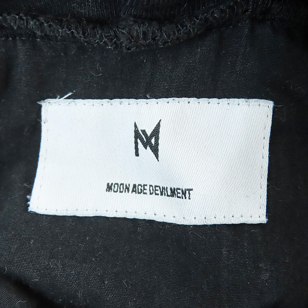 実際に弊社で買取させて頂いたMOONAGE DEVILMENT/ムーンエイジデビルメント L/SサイドZIPオーバープルフーディ mcs-0559/46の画像 2枚目