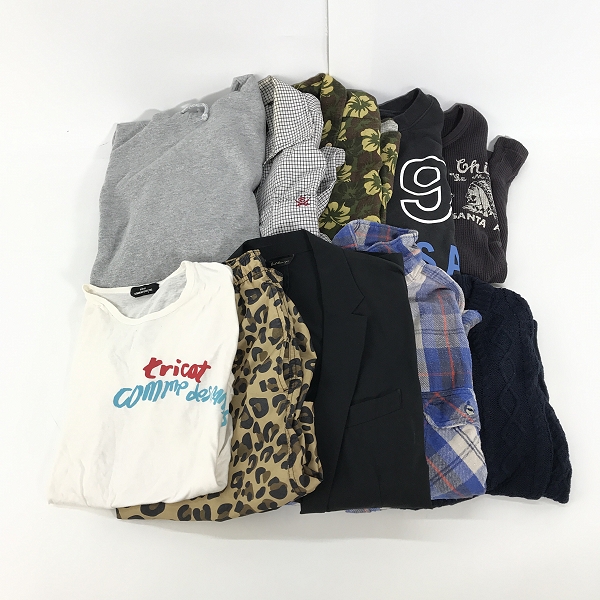 実際に弊社で買取させて頂いた【おまとめ】コムデギャルソンオム/ステューシー/ナノユニバース 等 Tシャツ/ショートパンツ/ジャケット 他