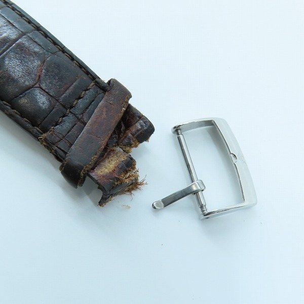 実際に弊社で買取させて頂いた【ジャンク/動作未確認】EMPORIO ARMANI/エンポリオアルマーニ クロノグラフ/クォーツ アナログ腕時計  AR-0286の画像 5枚目