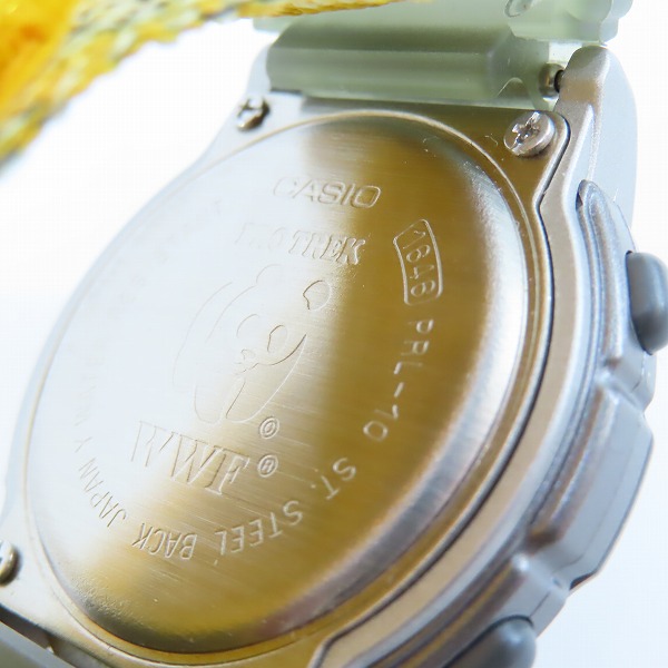 実際に弊社で買取させて頂いたCASIO/カシオ PRO TREK/プロトレック WWF 温度計 カンガルーモデル PRL-10WVJ-9Tの画像 3枚目