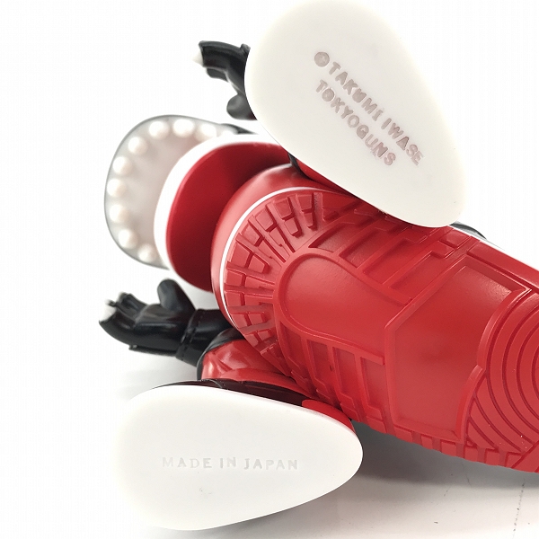 実際に弊社で買取させて頂いたTOKYOGUNS/トウキョウガンズ Kaijyu Sneaker head/怪獣スニーカーヘッド SNKRDUNK Original Package ver. BRED ソフビの画像 5枚目