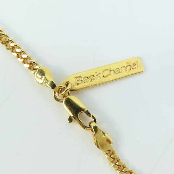 実際に弊社で買取させて頂いたBack Channel/バックチャンネル スカル ネックレス ゴールドの画像 5枚目