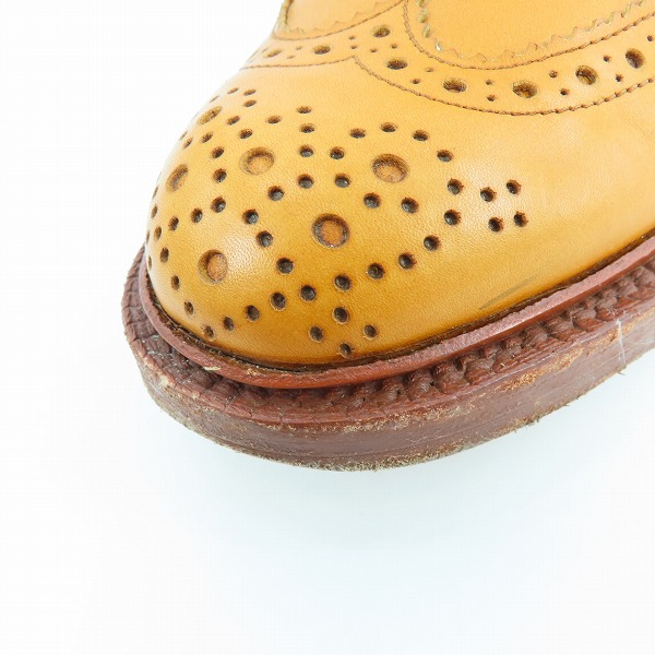 実際に弊社で買取させて頂いたTricker's/トリッカーズ BOURTON/バートン ウィングチップシューズ M5633/9.5の画像 6枚目