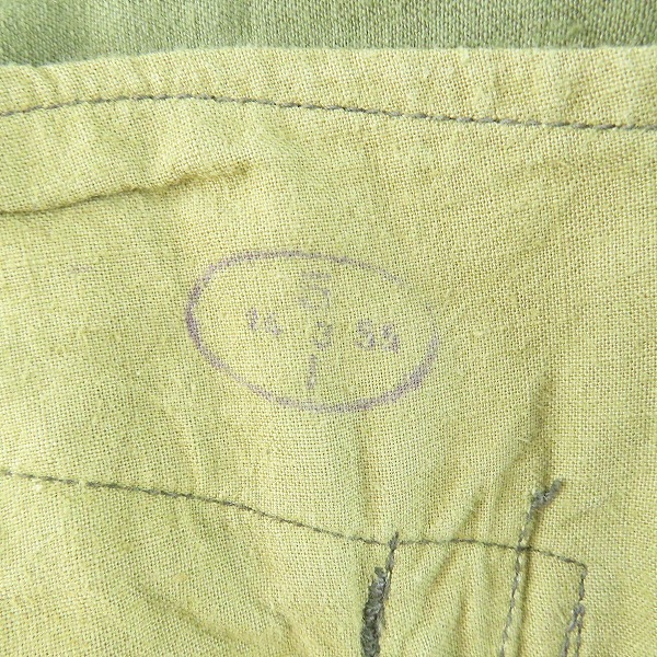 実際に弊社で買取させて頂いたFRENCH ARMY/フランス軍 後期 ビンテージ M-47 ミリタリー カーゴパンツの画像 3枚目