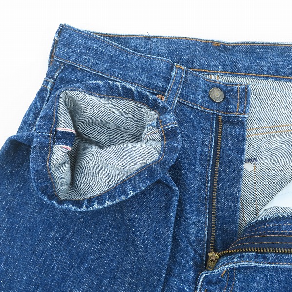 実際に弊社で買取させて頂いたLevi's/リーバイス 502 J22刻印 ビッグE 赤耳 ヴィンテージ デニムパンツ ジーンズ W28/L33の画像 2枚目