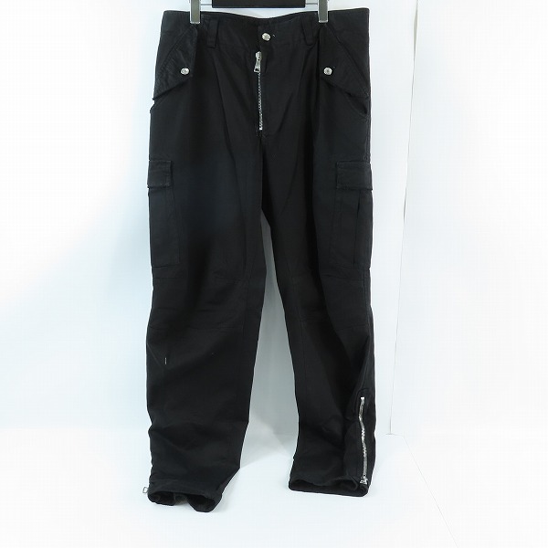 実際に弊社で買取させて頂いたDOLCE&GABBANA/ドルチェ&ガッバーナ メタルプレート ミリタリー カーゴパンツ フライトパンツ TE-GZR0ET/50