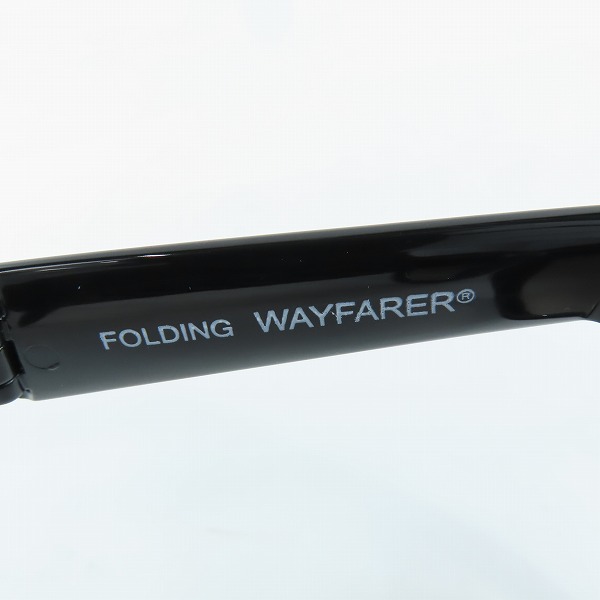 実際に弊社で買取させて頂いたRay-Ban/レイバン WAYFARER/ウェイファーラー 折り畳み式 フォールディング サングラス/アイウェア RB4105 601/32の画像 5枚目