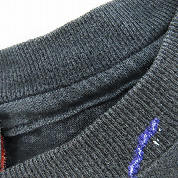 実際に弊社で買取させて頂いたHanes/ヘインズ BEEFY-T  ハーレービットソン サンダー ビンテージ Tシャツ Lの画像 5枚目