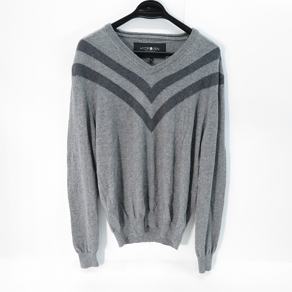 実際に弊社で買取させて頂いたHYDROGEN/ハイドロゲン Vネック ニットセーター L