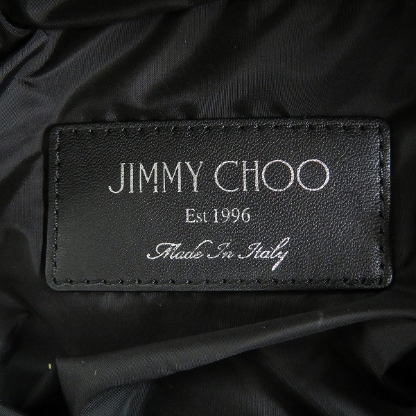 実際に弊社で買取させて頂いたJIMMY CHOO/ジミーチュウ DERRY/デリー ボディバッグ レザー ナイロンの画像 6枚目