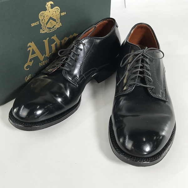 実際に弊社で買取させて頂いたALDEN/オールデン プレーントゥ コードバン ビジネスシューズ 53511/6D