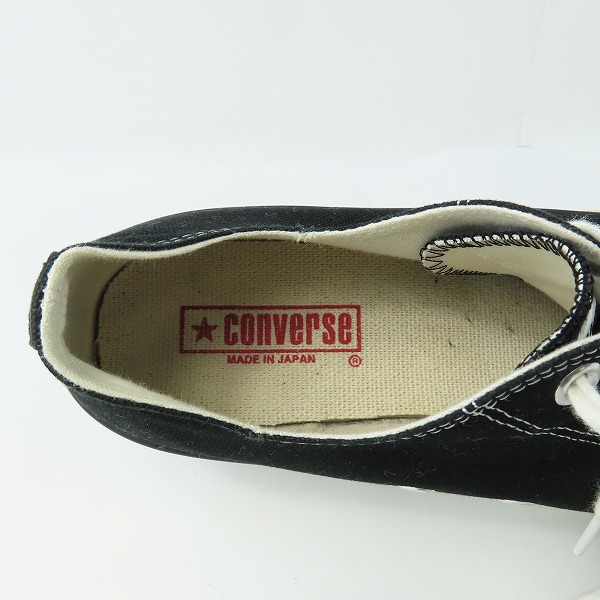 実際に弊社で買取させて頂いたCONVERSE/コンバース MADE IN JAPAN/メイドインジャパン/日本製 CANVAS AS J OX/キャンバス オールスター/US8の画像 4枚目
