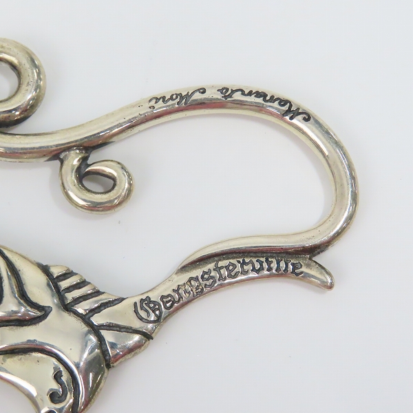 実際に弊社で買取させて頂いた（3）GANGSTERVILLE×Galcia/ギャングスタービル×ガルシア スワロー キーホルダー シルバーの画像 4枚目