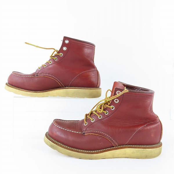 実際に弊社で買取させて頂いたRED WING/レッドウィング 四角犬タグ アイリッシュセッター モックトゥ ブーツ 8875/7Eの画像 3枚目